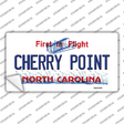 North Carolina Cherry Point Novelty Sticker Decal Small