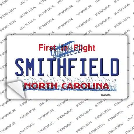 North Carolina Smithfield Novelty Sticker Decal Small