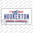 North Carolina Hookerton Novelty Sticker Decal Small