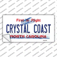 North Carolina Crystal Coast Novelty Sticker Decal Small