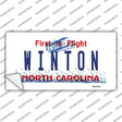 North Carolina Winton Novelty Sticker Decal Small