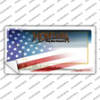 Montana with American Flag Novelty Sticker Decal Small