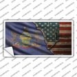 Pennsylvania/American Flag Novelty Sticker Decal Small