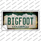 Bigfoot Colorado Novelty Sticker Decal Small