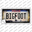 Bigfoot Texas Novelty Sticker Decal Small