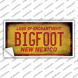 Bigfoot New Mexico Novelty Sticker Decal Small