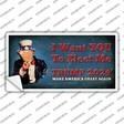 I Want You to Elect Me Trump 2024 Novelty Sticker Decal Small