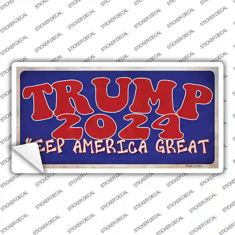 Trump 2024 Keep America Great Novelty Sticker Decal