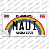 Maui Hawaii Novelty Sticker Decal Small