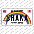 Shaka Hawaii Novelty Sticker Decal Small