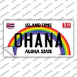 Ohana Hawaii Novelty Sticker Decal Small