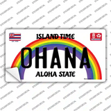 Ohana Hawaii Novelty Sticker Decal Small