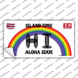 Hawaii Surfboard Novelty Sticker Decal Small