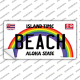 Beach Hawaii Novelty Sticker Decal Small