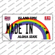 Made In Hawaii Islands Novelty Sticker Decal Small