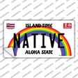 Native Hawaii Novelty Sticker Decal Small