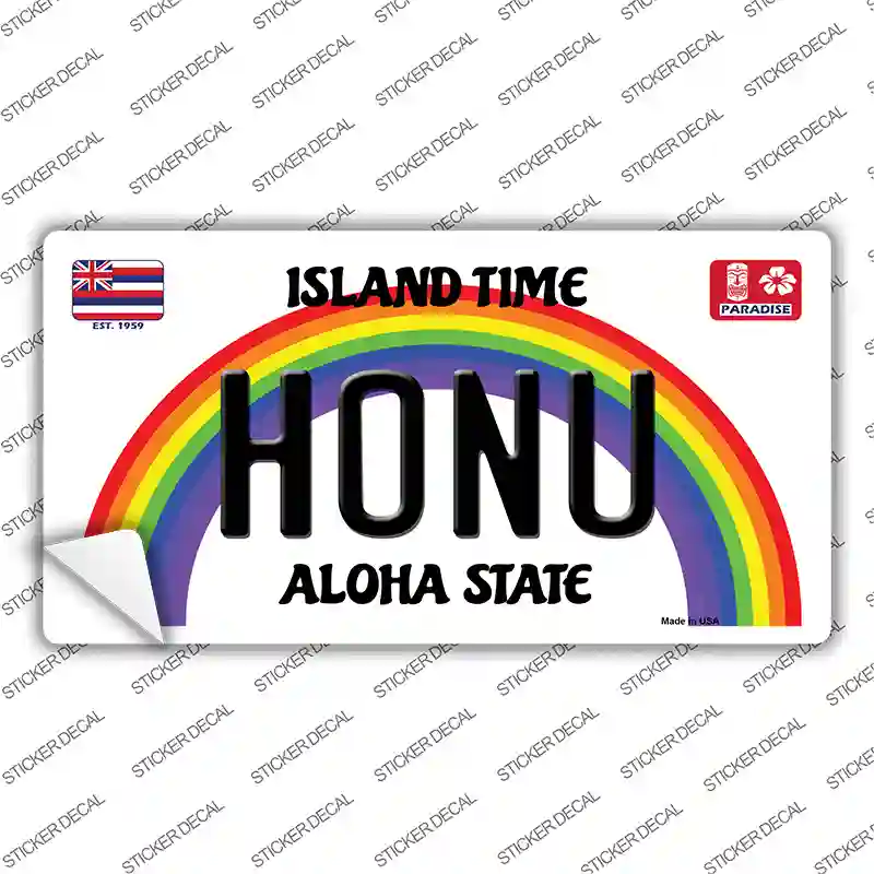 Honu Hawaii Novelty Sticker Decal Small