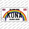 Kona Hawaii Novelty Sticker Decal Small