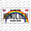 Honolulu Hawaii Novelty Sticker Decal Small