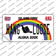 Hang Loose Hawaii Novelty Sticker Decal Small