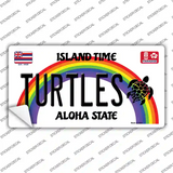 Turtles Hawaii Novelty Sticker Decal Small