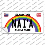 Naia Hawaii Novelty Sticker Decal Small