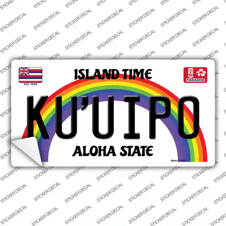 Ku Uipo Hawaii Novelty Sticker Decal Small