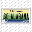 Go Alabama Novelty Sticker Decal Small