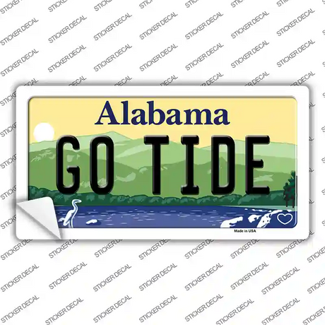 Go Tide Novelty Sticker Decal Small