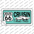 Route 66 Retro Cruisin Novelty Sticker Decal Small