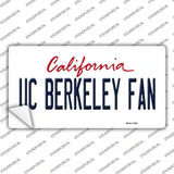 UC Berkeley Fan Novelty Sticker Decal Small