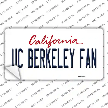 UC Berkeley Fan Novelty Sticker Decal Small