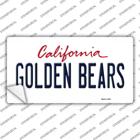 Golden Bears Novelty Sticker Decal Small