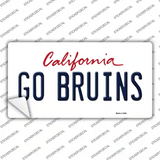 Go Bruins California Novelty Sticker Decal Small