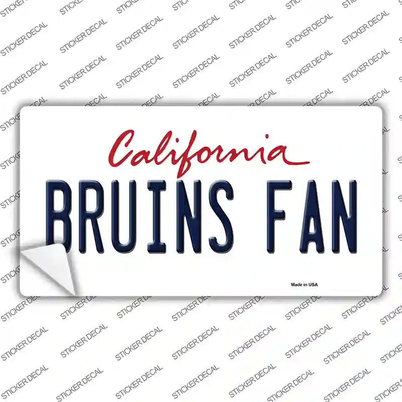 Bruins Fan Novelty Sticker Decal Small