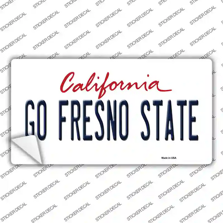 Go Fresno State Novelty Sticker Decal Small