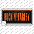 Huckin Farley Novelty Sticker Decal Small