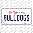 Bulldogs Novelty Sticker Decal Small