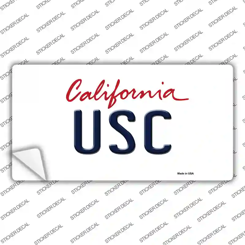 USC Novelty Sticker Decal Small