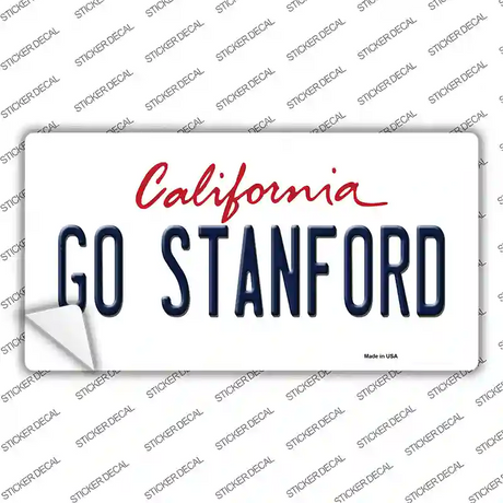 Go Stanford Novelty Sticker Decal Small