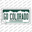 Go Colorado Novelty Sticker Decal Small