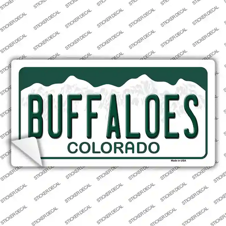 Buffaloes Novelty Sticker Decal Small