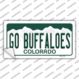 Go Buffaloes Novelty Sticker Decal Small