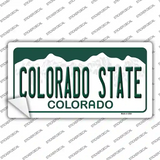 Colorado State Novelty Sticker Decal Small