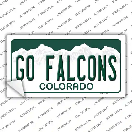 Go Falcons Colorado Novelty Sticker Decal Small