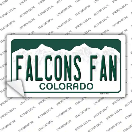 Falcons Fan Novelty Sticker Decal Small