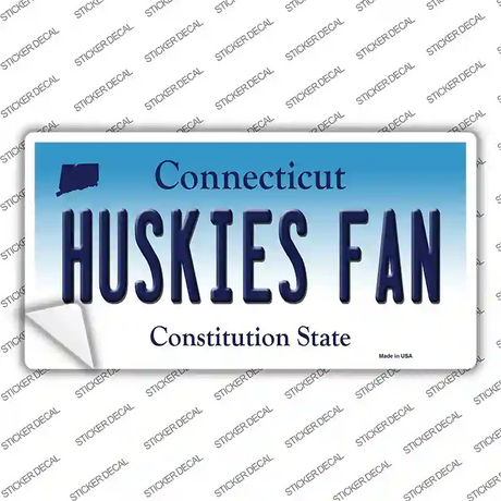 Huskies Fan Novelty Sticker Decal Small