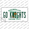 Go Knights Novelty Sticker Decal Small