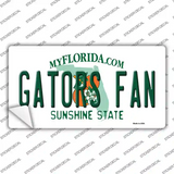 Gators Fan Novelty Sticker Decal Small