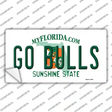 Go Bulls Florida Novelty Sticker Decal Small